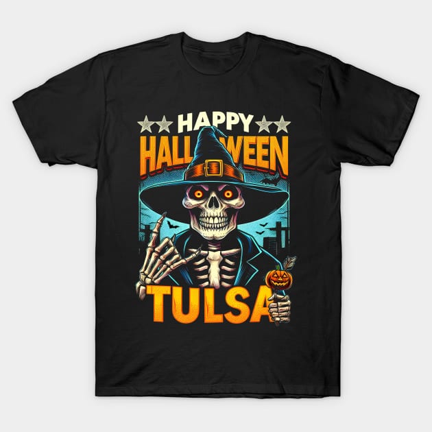 Tulsa Halloween T-Shirt by Americansports